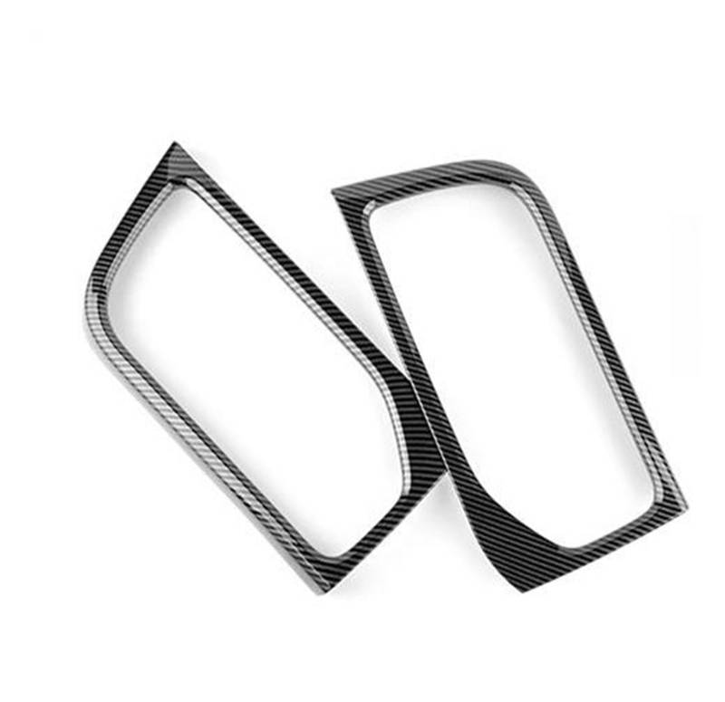 Auto Innenstyling Für Grand Highlander 2024 2025 Carbon Fiber Style ABS Wasserbecherhalter Aufkleber Autoinnenausstattung von SHOUXI