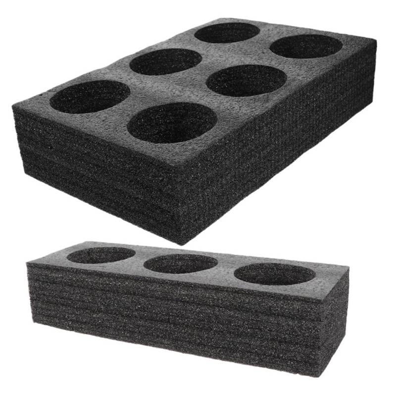 SHOWERORO Becherhalter Tray Getränkehalter Für Takeout Getränke Kaffeetassen Tragetasche Stabiler Halter Für Kaffee Milch Tee Und Andere Getränke 3+6 öcher von SHOWERORO