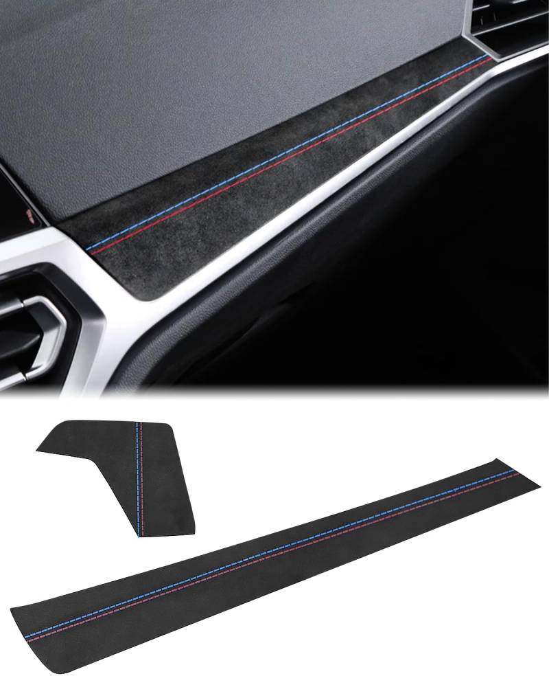 G20 Auto Mittelkonsole Armaturenbrett Dekoration Panel Trim, für BMW 3er G20 G28 325 320 330 340 (2020-2022) aus Alcantara Style von SHSBSCAR