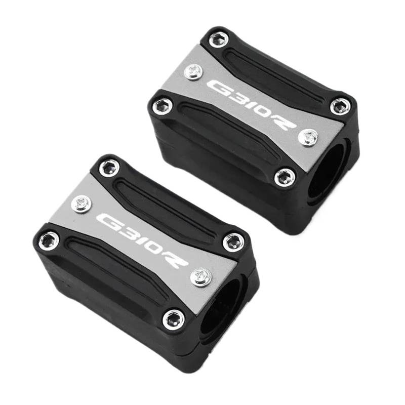 Motorrad Schutzblock Für G310GS G310R 2017-2024 Motorradzubehör Motorcrashschutz Schutz Stoßstange Dekorativer Stangenblock Motorrad Stoßstange Motorschutz Stoßfänger-Dekoration(Titanium-G310R) von SHSHJJB