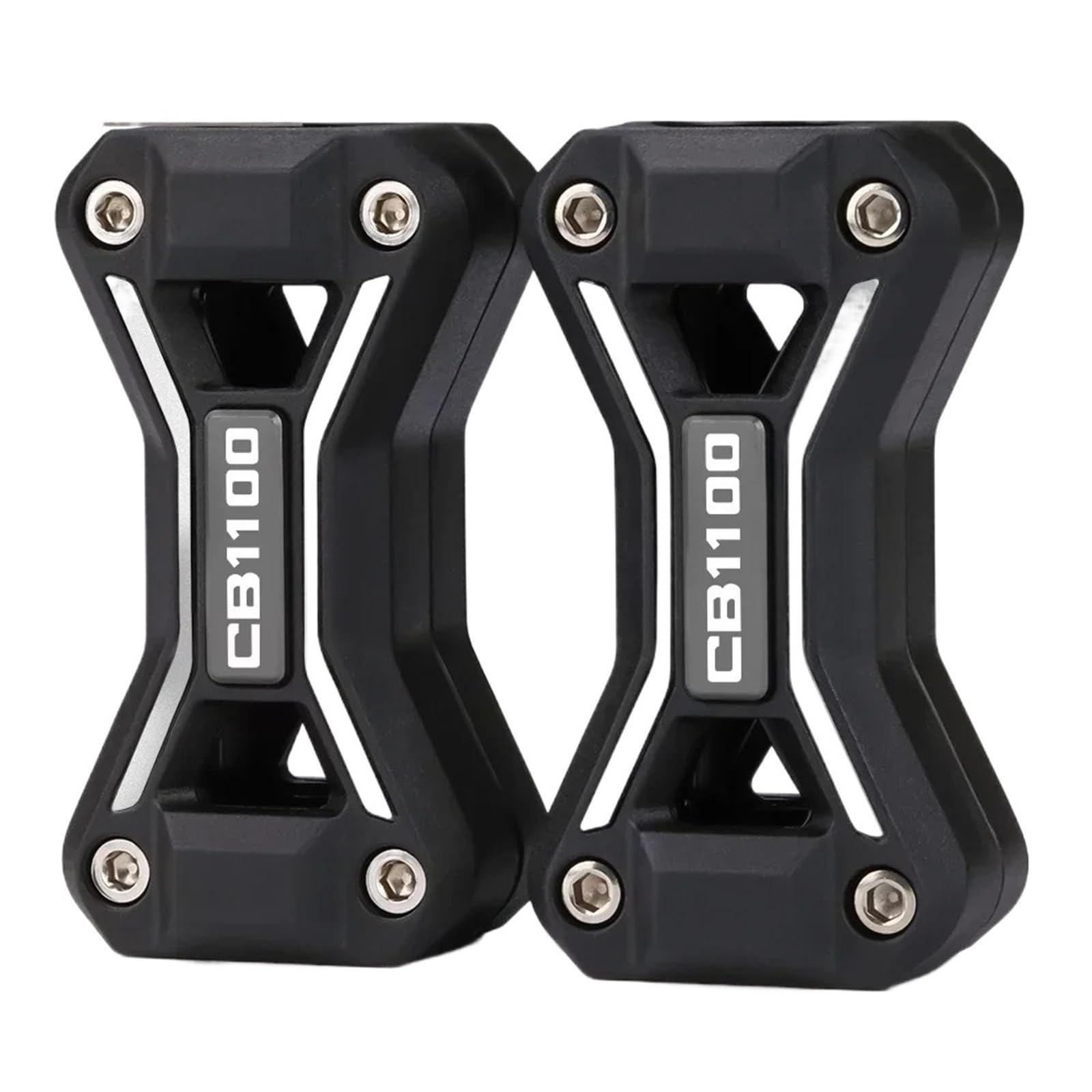 SHSHJJB Motorrad Bumper Block Schutzdekor Motorrad Dekorativer Block Motorradzubehör Motorschutzschutz Stoßfänger Dekorativer Block Für CB1000R CB1100 Stoßstangenschutz(Titanium CB1100) von SHSHJJB