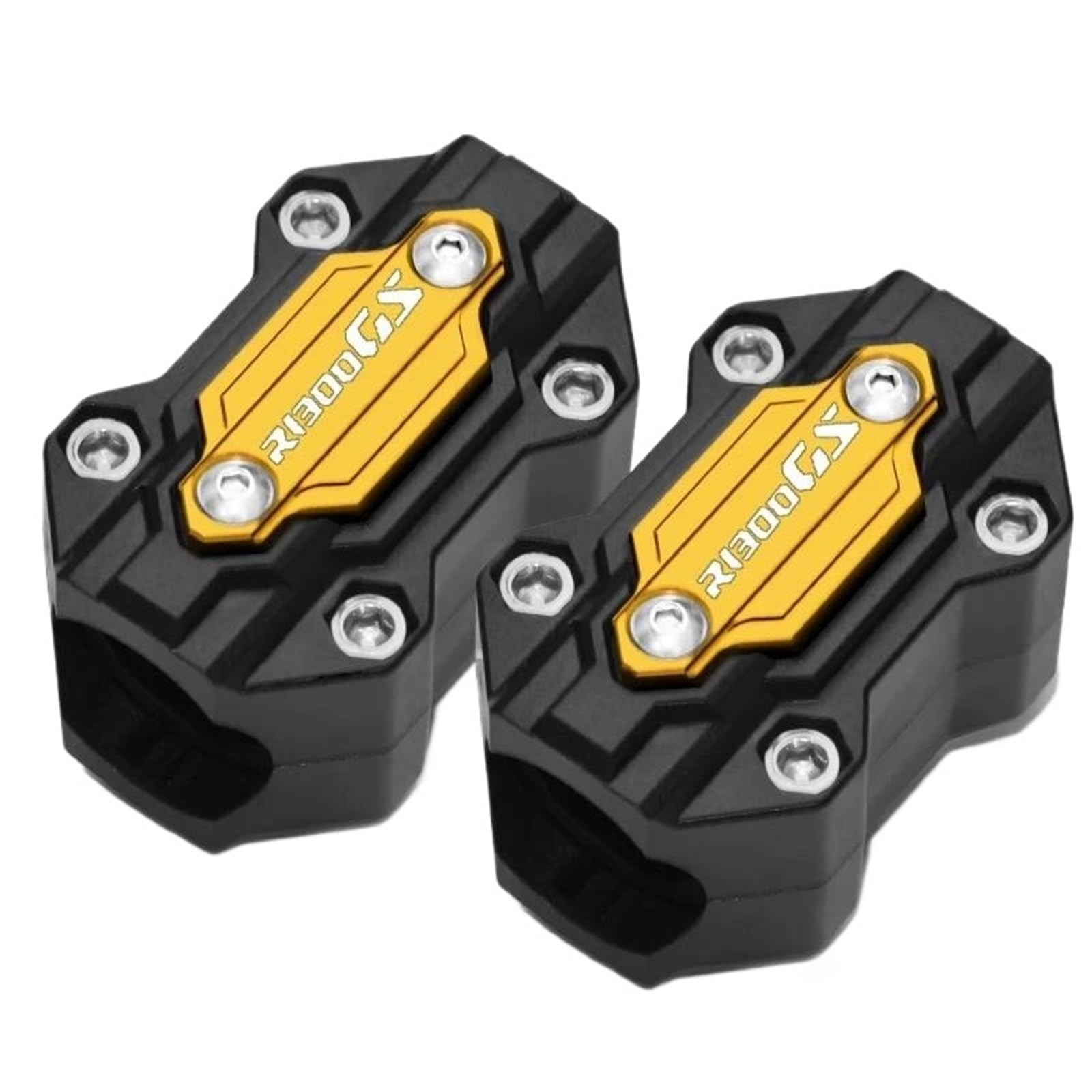 SHSHJJB Motorrad Bumper Block Schutzdekor Motorrad Stoßstangenblock Schutz Dekor Motorradzubehör Motorschutz Stoßstangenschutzblock Für R1300GS 2023 2024 Stoßstangenschutz(Yellow) von SHSHJJB