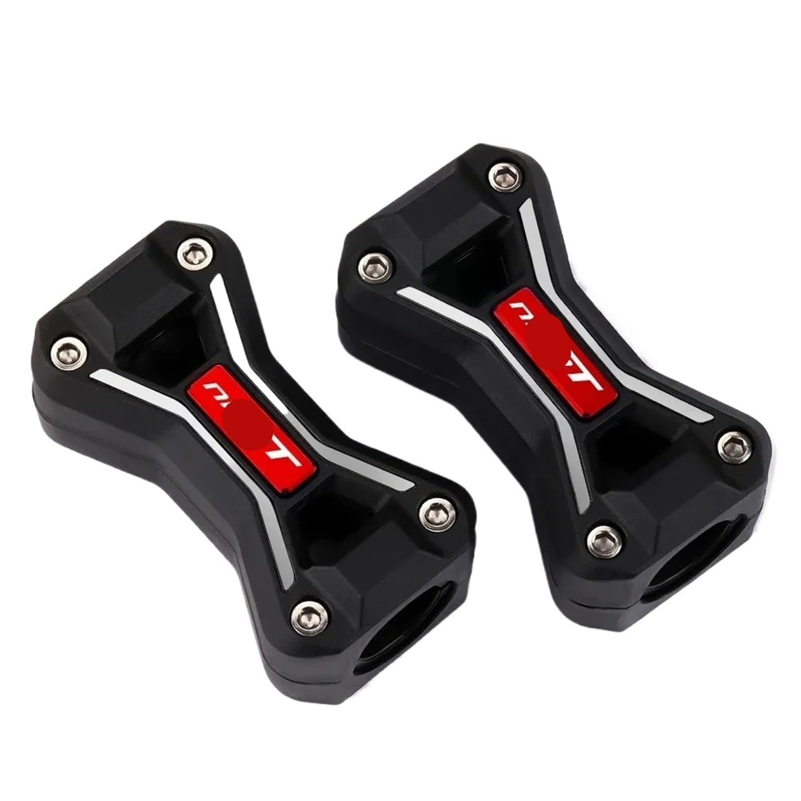 SHSHJJB Motorrad Bumper Block Schutzdekor Motorradzubehör Für R Nine T 2014-2023 Motorschutzbügel Stoßstange Dekorativer Block Motorradrahmenschieber Stoßstangenschutz(Red) von SHSHJJB