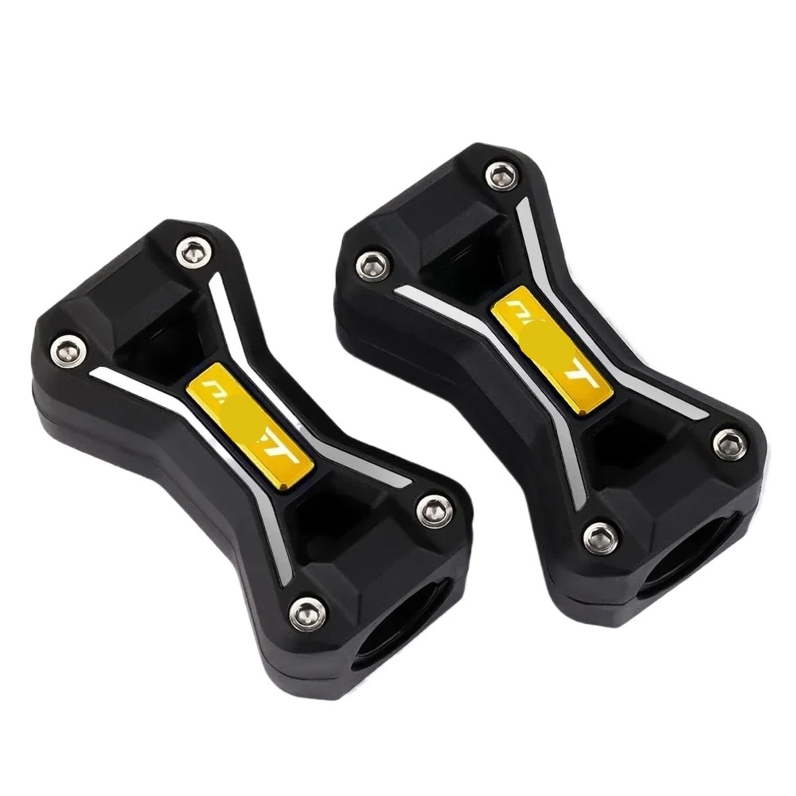 SHSHJJB Motorrad Bumper Block Schutzdekor Motorradzubehör Für R Nine T 2014-2023 Motorschutzbügel Stoßstange Dekorativer Block Motorradrahmenschieber Stoßstangenschutz(Yellow) von SHSHJJB