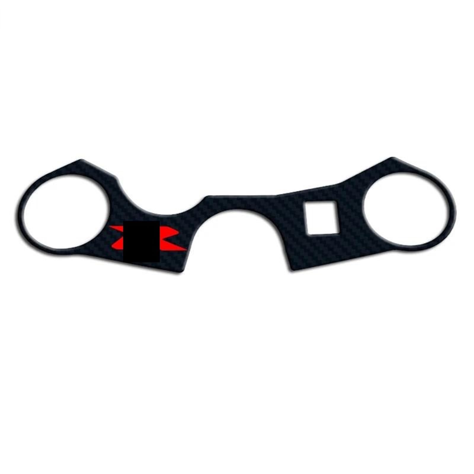 SHSHJJB Motorrad Kraftstoff Tank Pad Carbon Tankdeckel Aufkleber Tankpad Gabel Gabelbrücke Oberklemme Aufkleber Für Suzuki Für GSXR 600 750 1000 K3 K4 K5 K6 K7 K8 K9 L17(6) von SHSHJJB