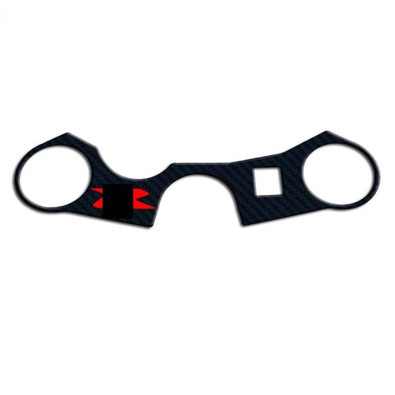 SHSHJJB Motorrad Kraftstoff Tank Pad Carbon Tankdeckel Aufkleber Tankpad Gabel Gabelbrücke Oberklemme Aufkleber Für Suzuki Für GSXR 600 750 1000 K3 K4 K5 K6 K7 K8 K9 L17(6) von SHSHJJB