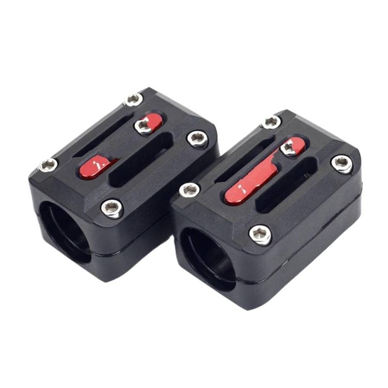 SHSHJJB Motorrad Schutzblock Für XL750 Transalp 2023 Motorrad Motor Crash Bar Schutz 22/25/28mm Stoßstange Dekorative Schutz Motorrad Stoßstange Blöcke Stoßfänger-Dekoration(Red) von SHSHJJB
