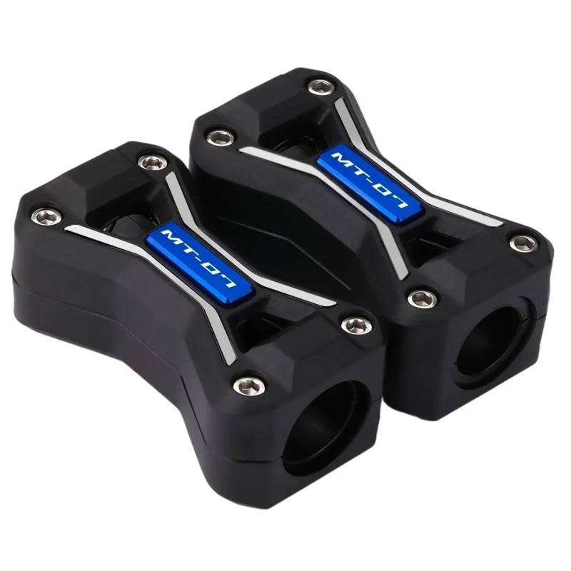SHSHJJB Motorrad Schutzblock Motorrad-Motorschutzschieber Protecto Motorradzubehör Motorschutz Stoßstangendekorblockprotektoren Für MT-07 MT-09 2014 2015-2023 Stoßfänger-Dekoration(Blue 07) von SHSHJJB