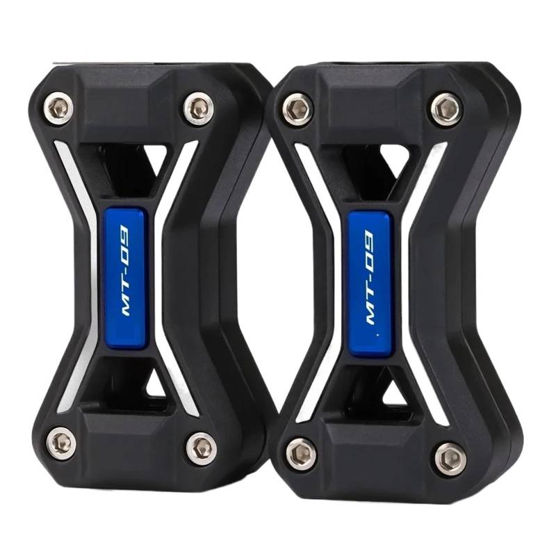 SHSHJJB Motorrad Schutzblock Motorrad-Motorschutzschieber Protecto Motorradzubehör Motorschutz Stoßstangendekorblockprotektoren Für MT-07 MT-09 2014 2015-2023 Stoßfänger-Dekoration(Blue 09) von SHSHJJB