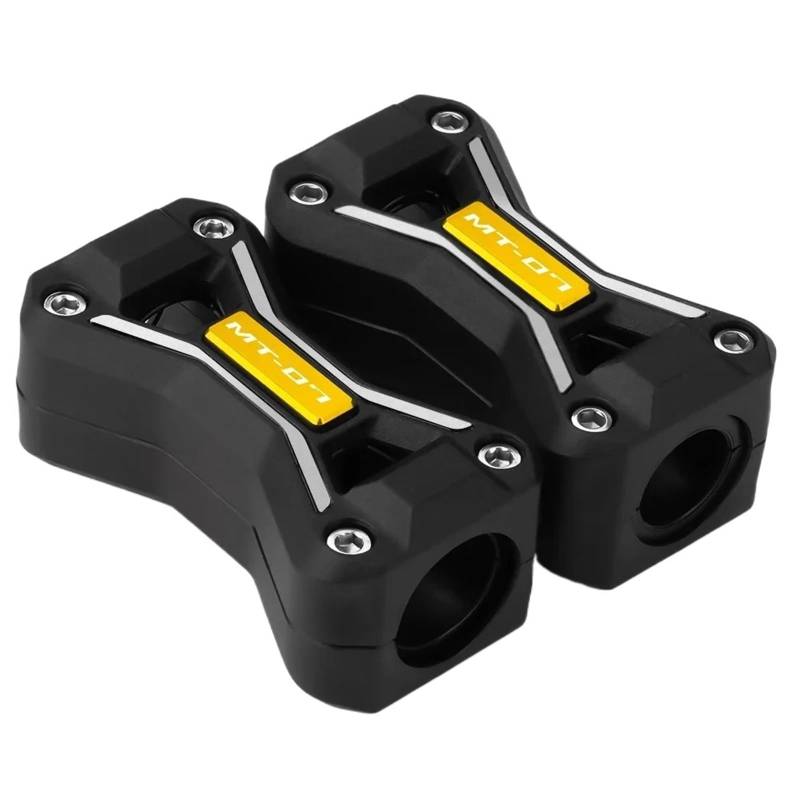 SHSHJJB Motorrad Schutzblock Motorrad-Motorschutzschieber Protecto Motorradzubehör Motorschutz Stoßstangendekorblockprotektoren Für MT-07 MT-09 2014 2015-2023 Stoßfänger-Dekoration(Yellow 07) von SHSHJJB