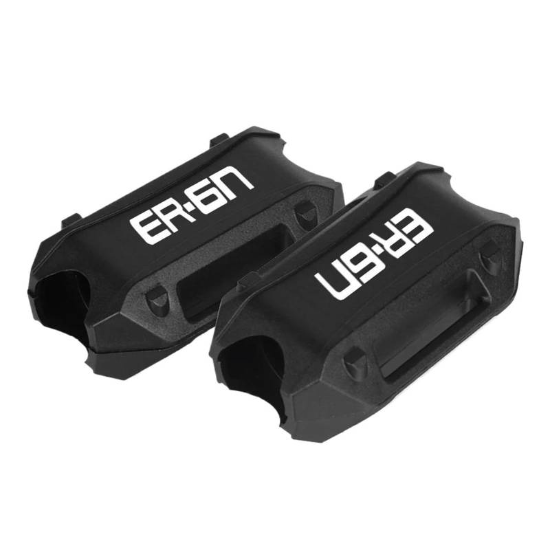 SHSHJJB Motorrad Stoßfänger Schutz Dekor Für Kawasaki Für ER-6N 2009-2023 2022 2021 2020 2019 2018 2017 Motorrad 25MM Motor Schutz Stoßstange Crash Bar Schutz Motorrad Crash Bar Protektoren(Black -B) von SHSHJJB