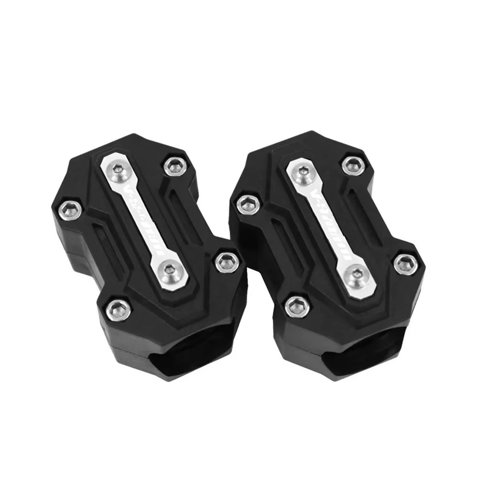 SHSHJJB Motorrad Stoßfänger Schutz Dekor Für Suzuki Für V-Strom 650 1000 Vstrom 1050 Xt DL650 DL1000 Dl250 Motorrad Motor Crash Bar Schutz Stoßstange Wache Block Motorrad Dekorative Block(Titanium) SHSHJJB Motorrad Stoßfänger Schutz Dekor Für Suzuki Für V-Strom 650 1000 Vstrom 1050 Xt DL650 DL1000 Dl250 Motorrad Motor Crash Bar Schutz Stoßstange Wache Block Motorrad Dekorative Block(Titanium) von SHSHJJB