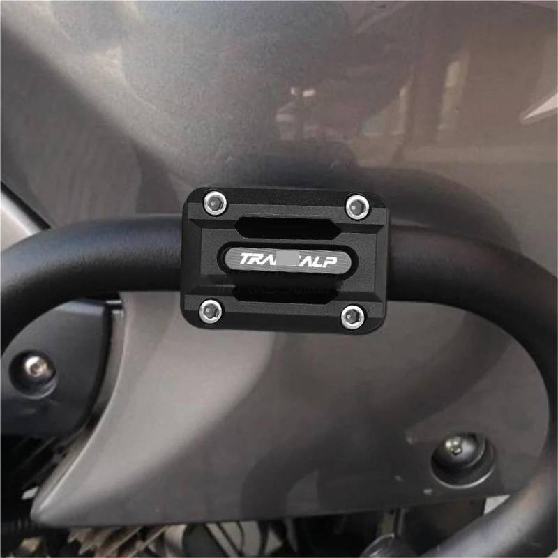 SHSHJJB Motorrad Stoßfänger Schutz Dekor Für TRANSALP 600 650 700 XLV 600 650 700 750 Motorrad Motor Schutz Schutz Stoßstange Dekorative Block Motorrad Crash Bar Slider(Blue) von SHSHJJB