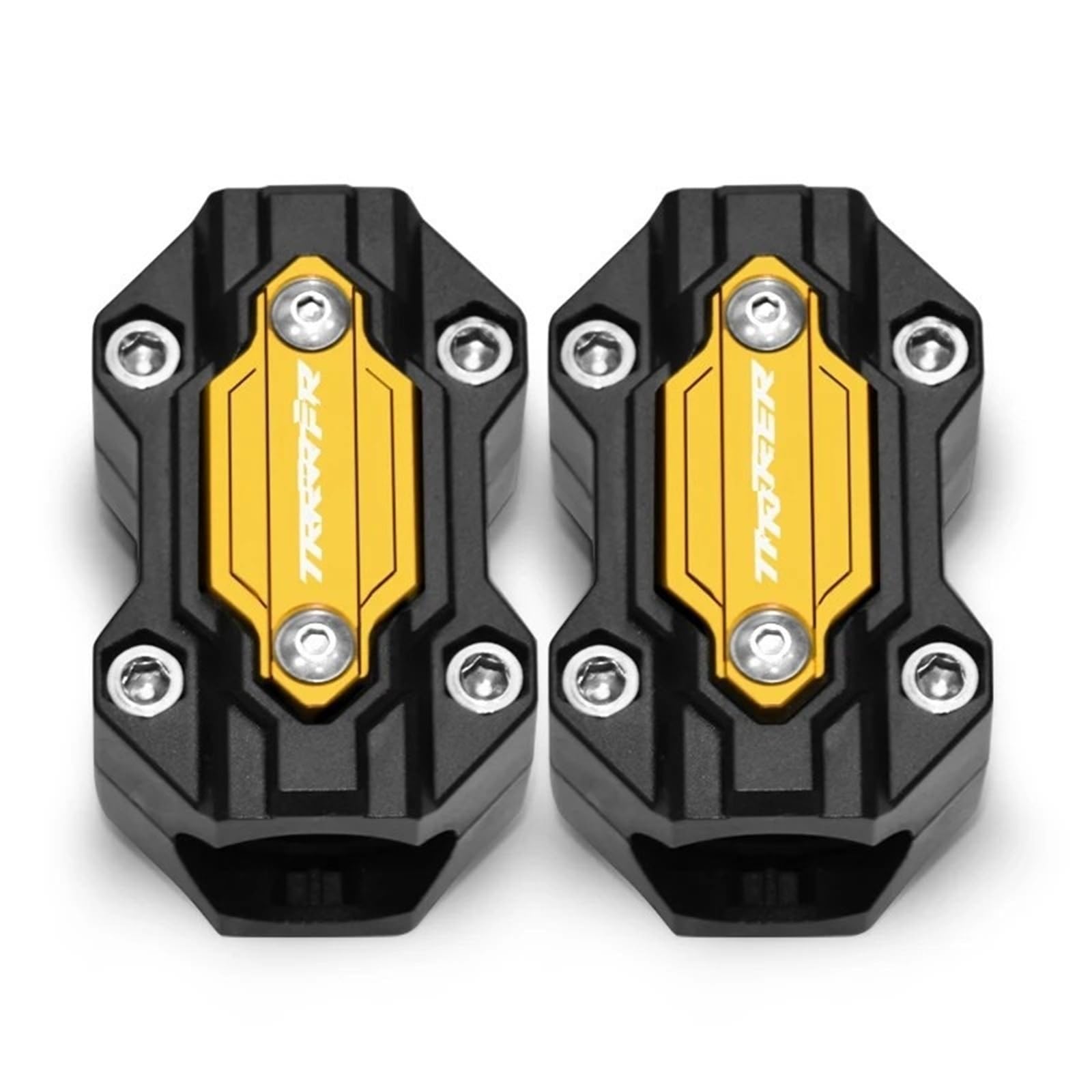 SHSHJJB Motorrad Stoßfänger Schutz Dekor Für Tracer 900 GT Tracer 700 GT Crashsicherer Motorradblock Stoßstangenverkleidungsblock Motorschutzzubehör Motorradstoßstangenmotorschutz(Yellow) von SHSHJJB
