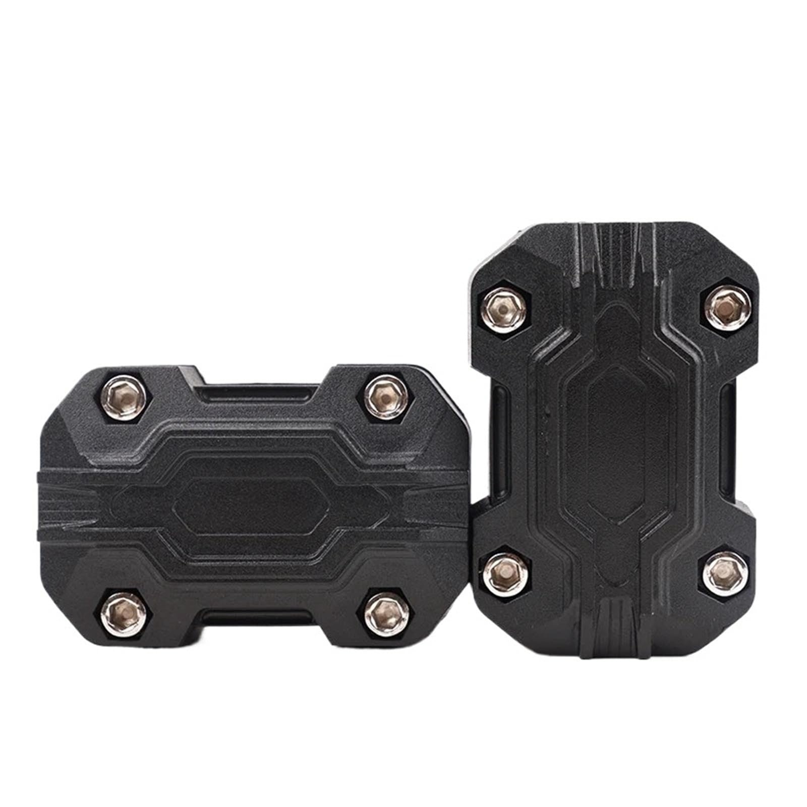 SHSHJJB Motorrad Stoßfänger Schutz Dekor Motorradzubehör Motorschutzbügel Sturzbügel Stoßstangenschutzblock Für TRANSALP750 XL750 2024(Black NO Logo) von SHSHJJB