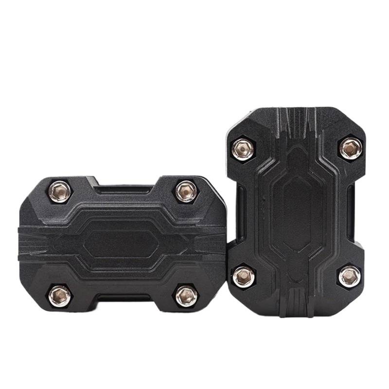 SHSHJJB Motorrad Stoßfänger Schutz Dekor Motorradzubehör Motorschutzbügel Sturzbügel Stoßstangenschutzblock Für TRANSALP750 XL750 2024(Black NO Logo) von SHSHJJB