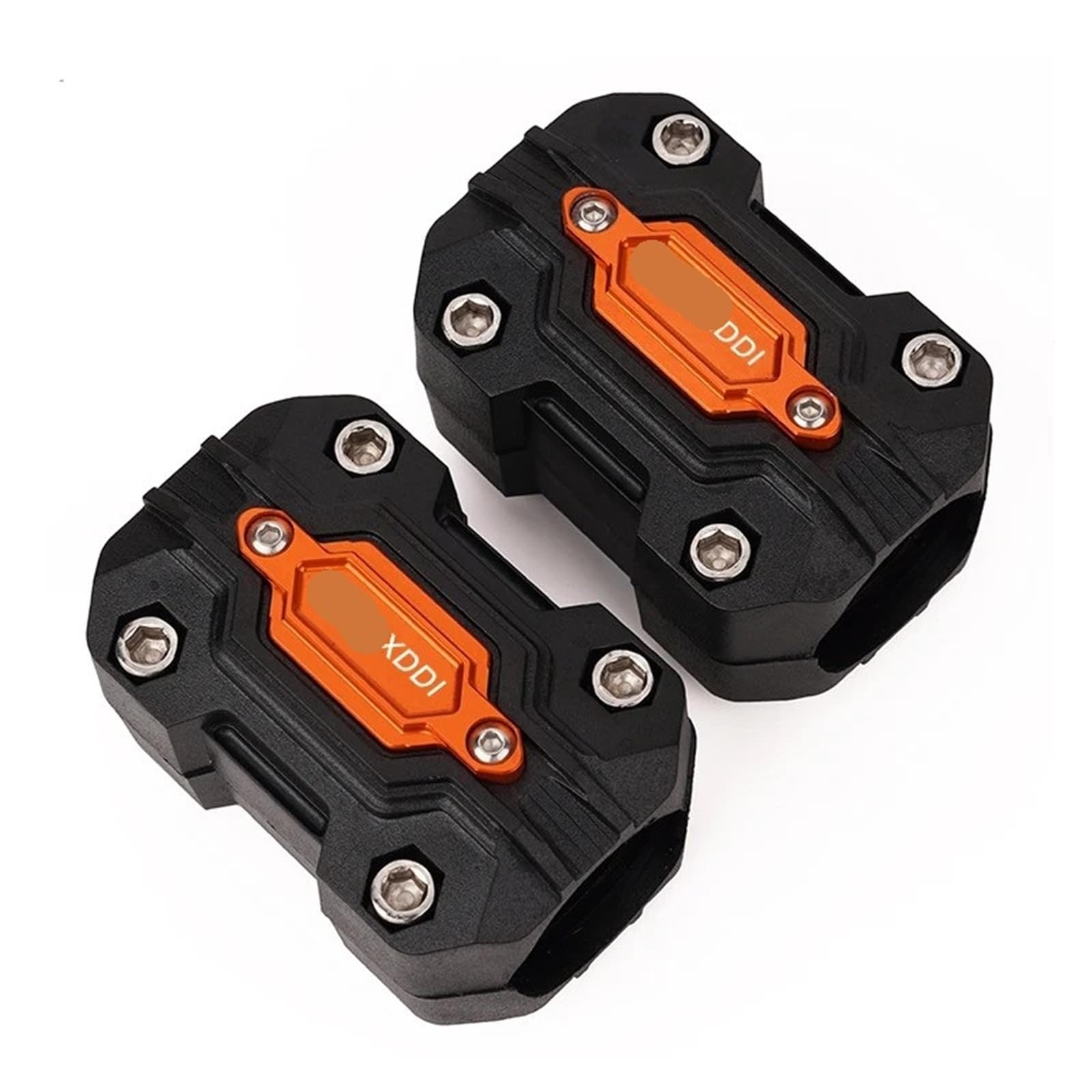 SHSHJJB Motorrad Stoßfänger Schutz Dekor Motorradzubehör Motorschutzbügel Sturzbügel Stoßstangenschutzblock Für TRANSALP750 XL750 2024(Orange) von SHSHJJB