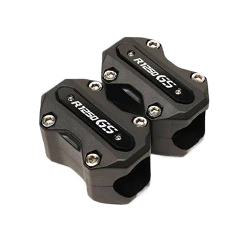 SHSHJJB Motorrad Stoßstangenblock-Schutz Für R1250GS Abenteuer Rallye HP Motorrad Motor Stoßstange Trim Schutz Block Crashproof Zubehör Motorrad Stoßstange Blöcke Schutz stoßstangenblock(Short Black) von SHSHJJB