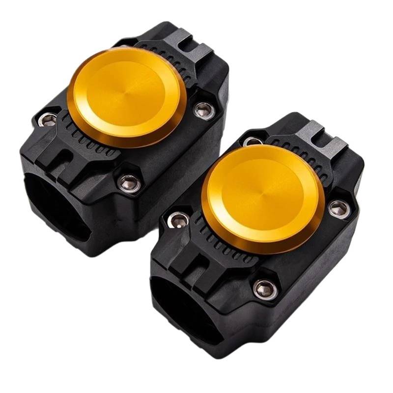 SHSHJJB Motorrad Stoßstangenblock-Schutz Motorrad Stoßstange Blöcke Motor Stoßstange Stoßstange Schutz Zubehör Für Tracer900 Tracer 9 GT MT09 2020 2021 2022 2023 Schutz stoßstangenblock(Yellow) von SHSHJJB