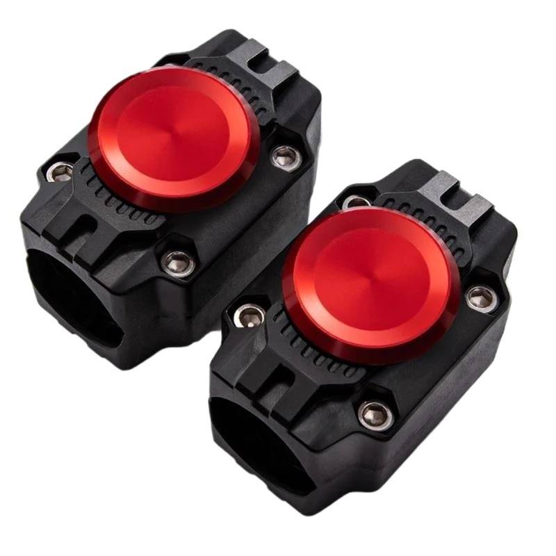 SHSHJJB Motorrad Stoßstangenblock-Schutz Motorrad Stoßstange Blöcke Motor Stoßstange Stoßstange Schutz Zubehör Für Tracer900 Tracer 9 GT MT09 2020 2021 2022 2023 Schutz stoßstangenblock(Red) von SHSHJJB