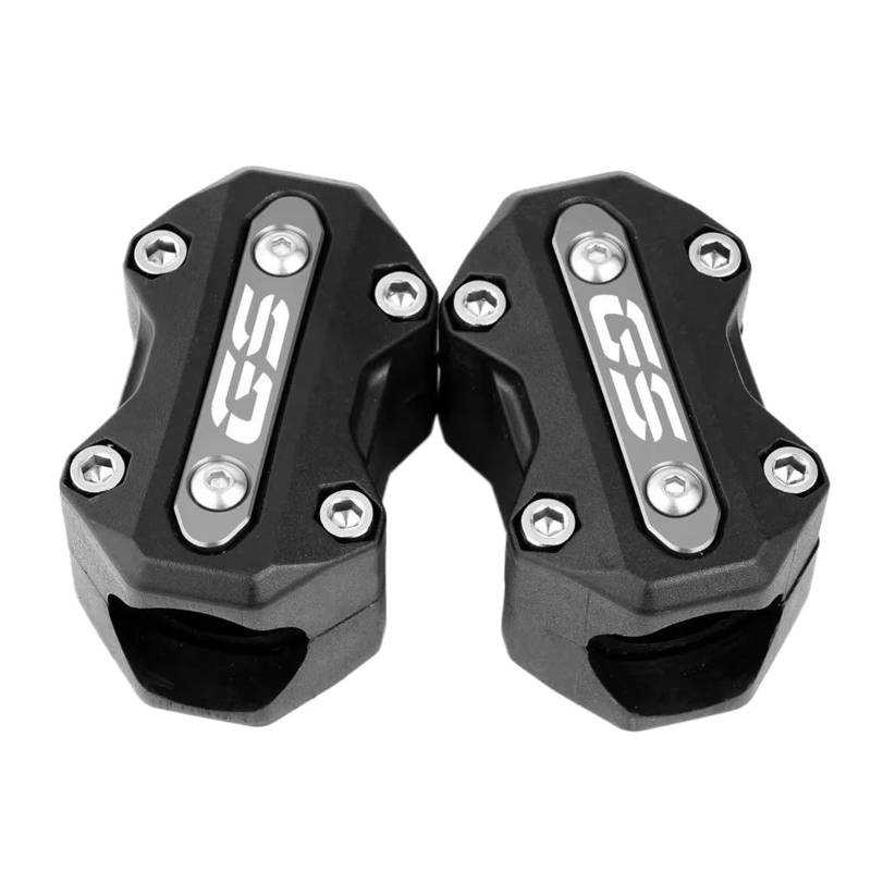 SHSHJJB Motorrad Sturzbügel Schutz Für R1250GS R1200GS F850GS F750GS F650GS G310GS R1300GS F900GS Motorrad Motor Stoßstange Crash Schutz Motorrad Crash Bar Slider Motorrad Dekorative Block(Gray) von SHSHJJB