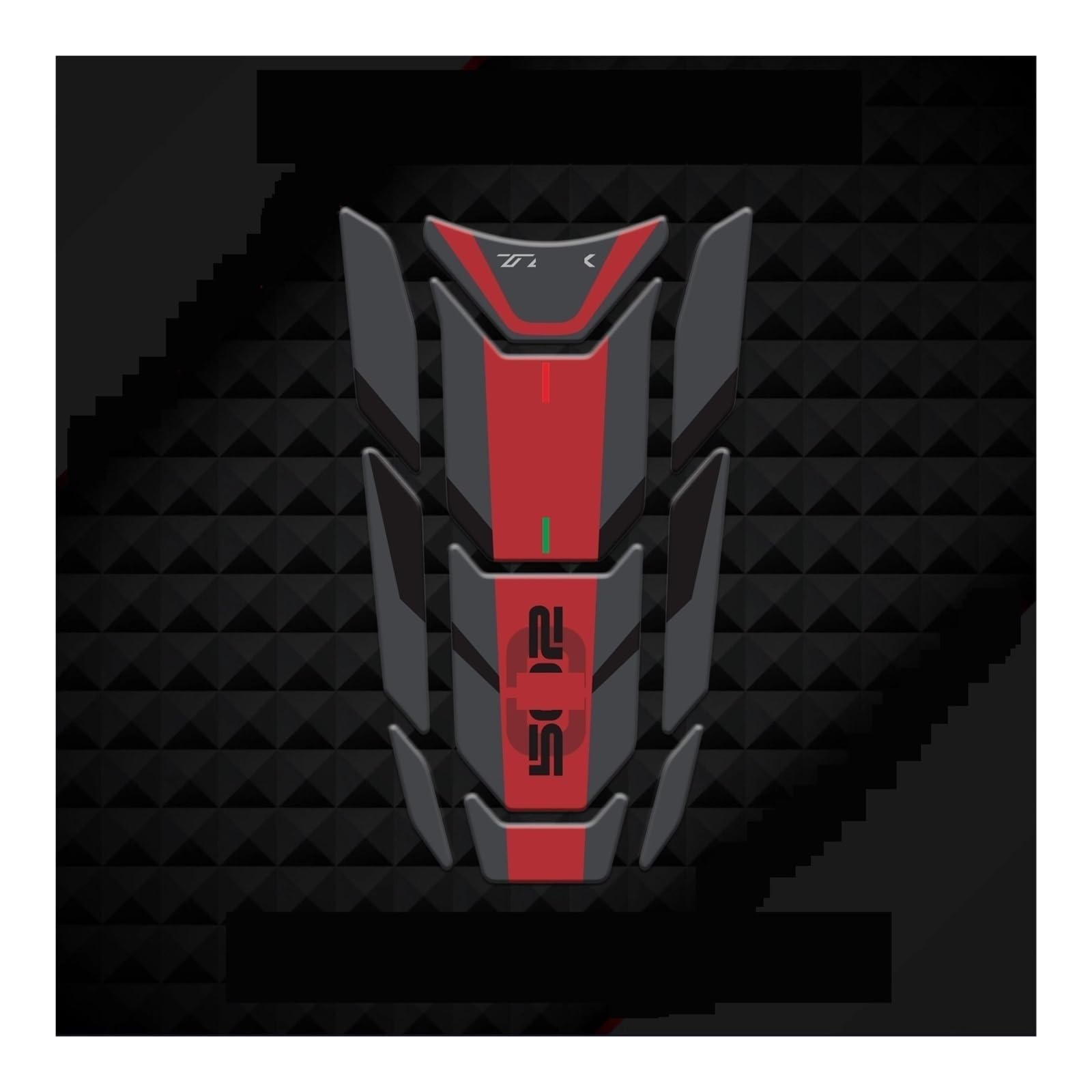 SHSHJJB Motorrad Tank Pads 3D Kraftstoff Gas Tank Pad Protector Aufkleber Aufkleber Voll Für Benelli Für TRK502 Tkr502 Logo Motorcycle Protection Non-Slip Decal(4) von SHSHJJB