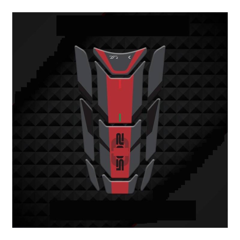 SHSHJJB Motorrad Tank Pads 3D Kraftstoff Gas Tank Pad Protector Aufkleber Aufkleber Voll Für Benelli Für TRK502 Tkr502 Logo Motorcycle Protection Non-Slip Decal(4) von SHSHJJB