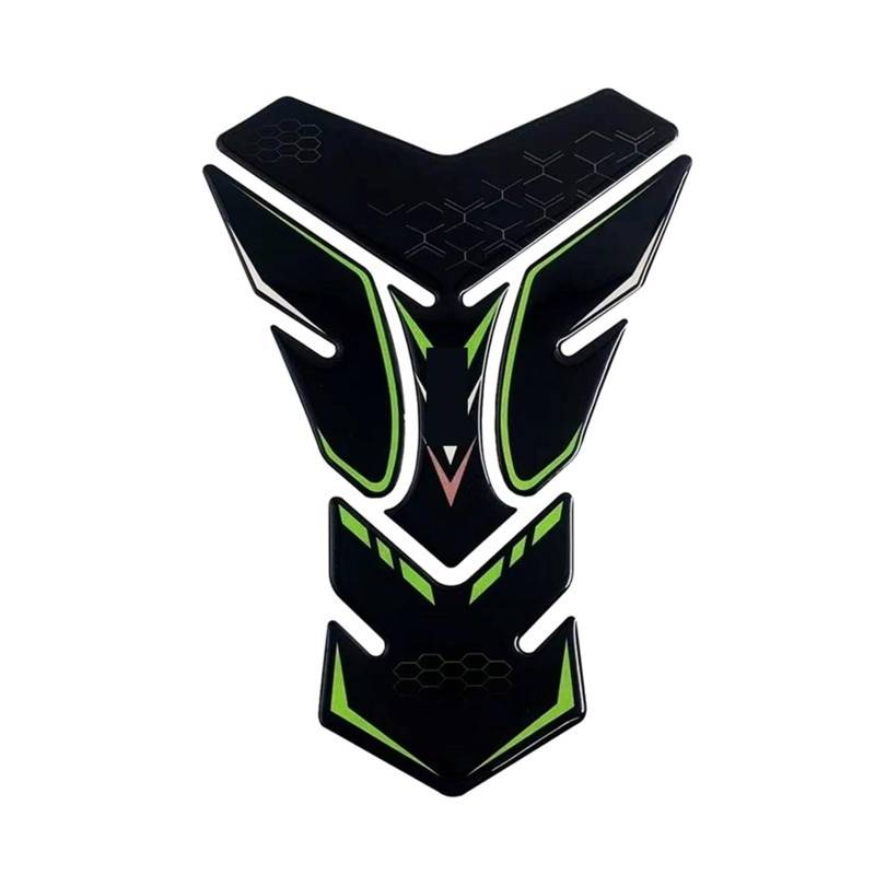 SHSHJJB Motorrad Tankaufkleber 3D-Carbonfaser-Motorrad-Tankaufkleber, Öl-/Tankdeckelschutz, Abziehbilder, Zubehör Für N-ja Für Z250 1000 Motorrad Kraftstoff Tank Pad von SHSHJJB