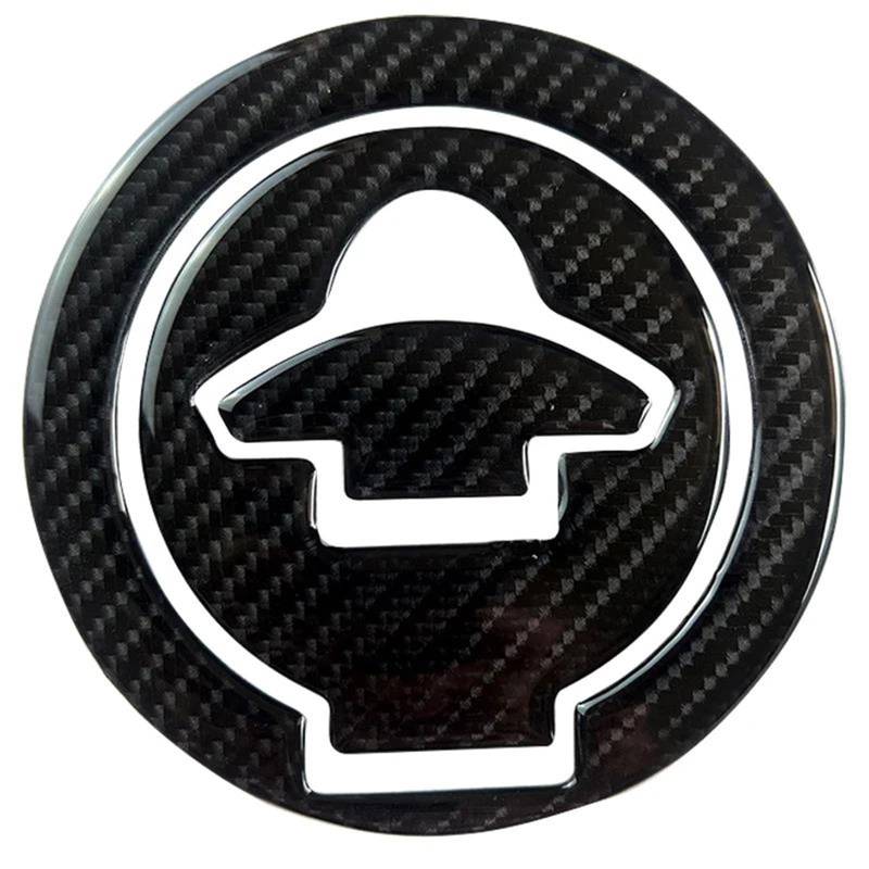 SHSHJJB Motorrad Tankaufkleber 3D Motorrad Tankdeckel, Carbon Faser Aufkleber, Abziehbilder Für YA&MA&HA FÜR R3 R15 R25 Motorrad Kraftstoff Tank Pad von SHSHJJB