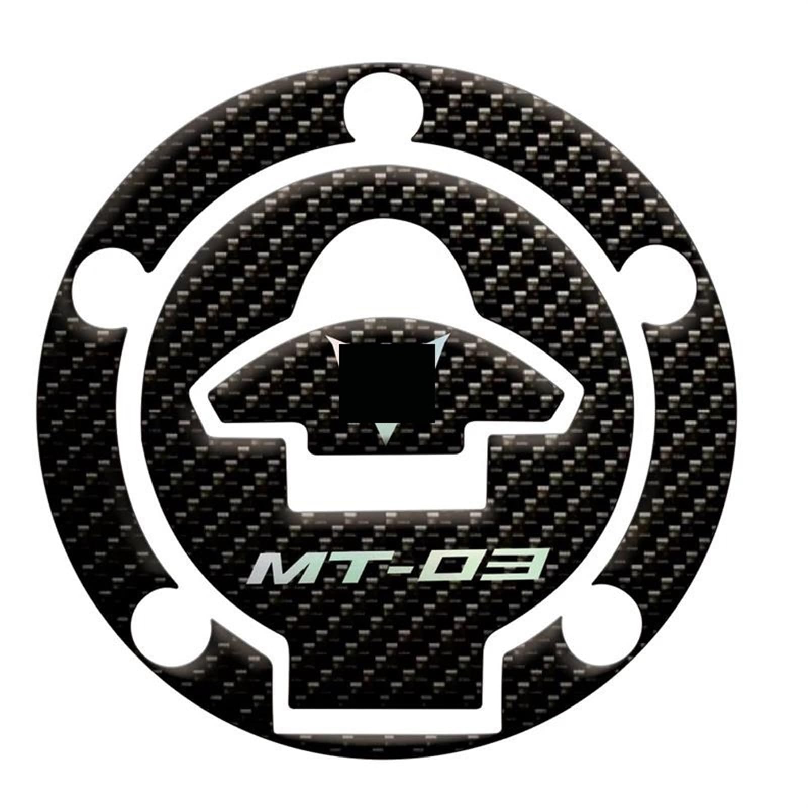 SHSHJJB Motorrad Tankschutz Fiber Motorrad Tankpad/Griffschutz Aufkleber/Schutzpolster Für MT-03 2015-2016 Motorcycle Tankpad(1) von SHSHJJB
