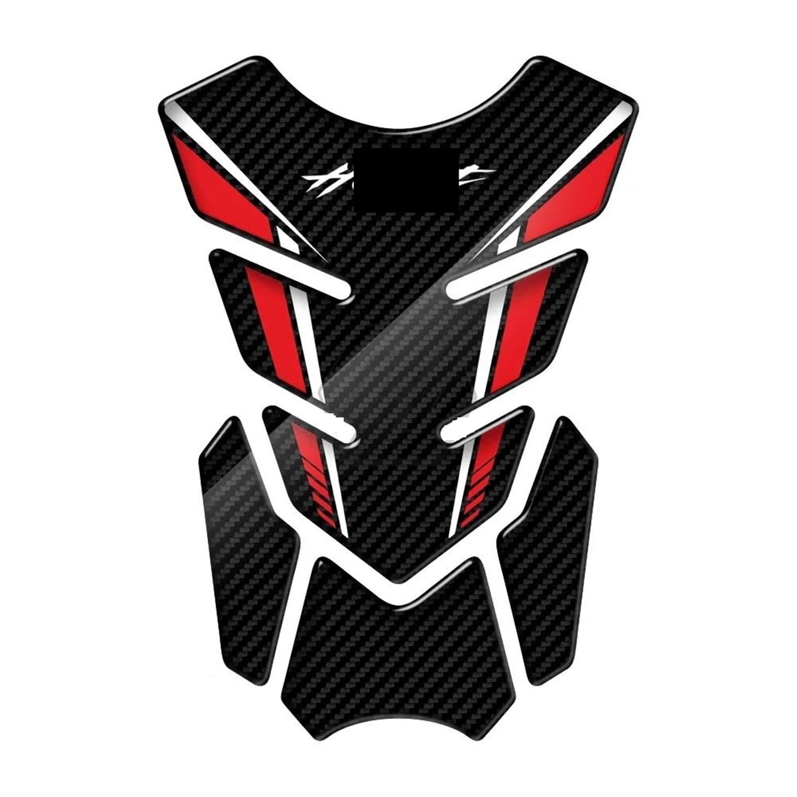 SHSHJJB Motorräder Lackschutz Aufkleber Pad 3D Carbon-Look Motorrad Tank Pad Schutz Für CB600F CB650F CB250 CB1000R Motorrad Kraftstoff Tank Pad(2) von SHSHJJB