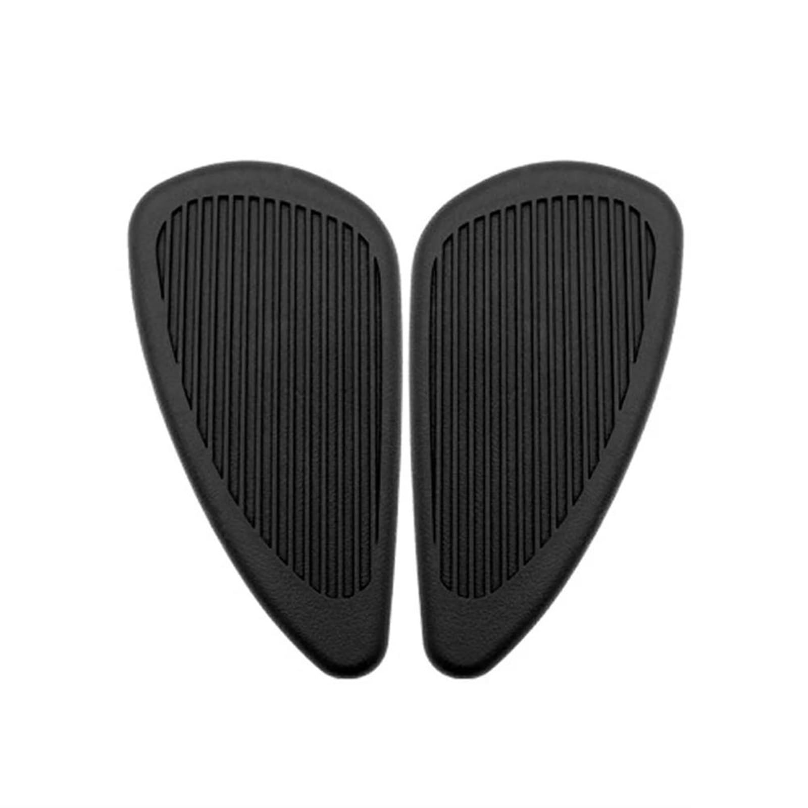 SHSHJJB Motorräder Tank Schutz Aufkleber 2 Stücke Motorrad Motorrad Tank Knie Pad Gas Kraftstoff Tank Gummi Aufkleber Pad Protector Mantel Teil(1) von SHSHJJB