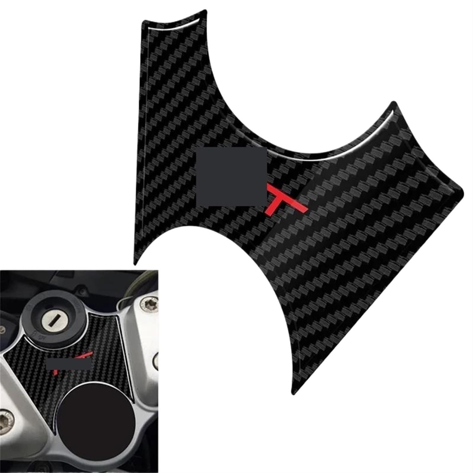 SHSHJJB Motorräder Tank Schutz Aufkleber 3D-Harz-Motorrad-Carbonfaser-Aufkleber Für Die Obere Gabelbrücke Für R 1200 RT 2010 2011 2012 2013 SHSHJJB Motorräder Tank Schutz Aufkleber 3D-Harz-Motorrad-Carbonfaser-Aufkleber Für Die Obere Gabelbrücke Für R 1200 RT 2010 2011 2012 2013 von SHSHJJB