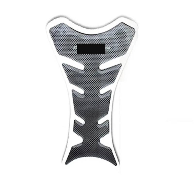 SHSHJJB Motorräder Tank Schutz Aufkleber Schwarze Dekoration Dekoration Aufkleber Carbon Fishbone Form Faser Motorrad Tank Pad Dekoration von SHSHJJB