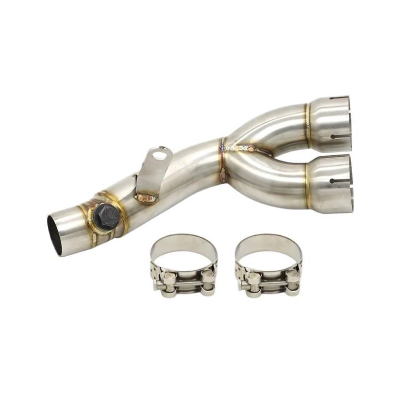 Auspuff Rohr Motorrad Auspuff Y Mid Pipe Link Motorrad Link Schalldämpfer Rohr Schalldämpfer Eliminator Für R6 YZF R6 YZFR6 2006-2019 von SHSUBF