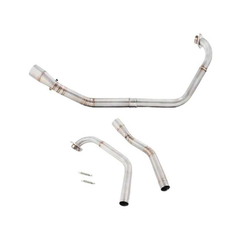 Auspuff Rohr Motorrad Motorrad Auspuff Flucht Modifed Rohr Für YZF-R15 R125 MT125 MT-15 2008-2023 V1 V2 V3 Schalldämpfer Auspuffrohr von SHSUBF