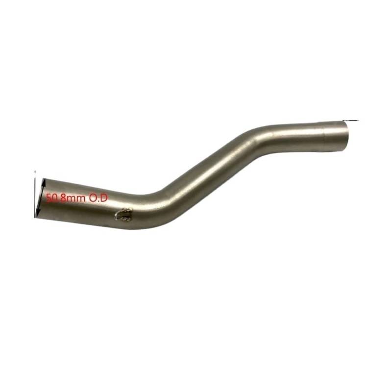 Auspuff Rohr Motorrad Motorrad Auspuff Kontakt Mittelrohrverbinder Slip On Für ZX-6R 2009~2014 Oder ZX-10R 2008-2017 Bung Schalldämpfer von SHSUBF