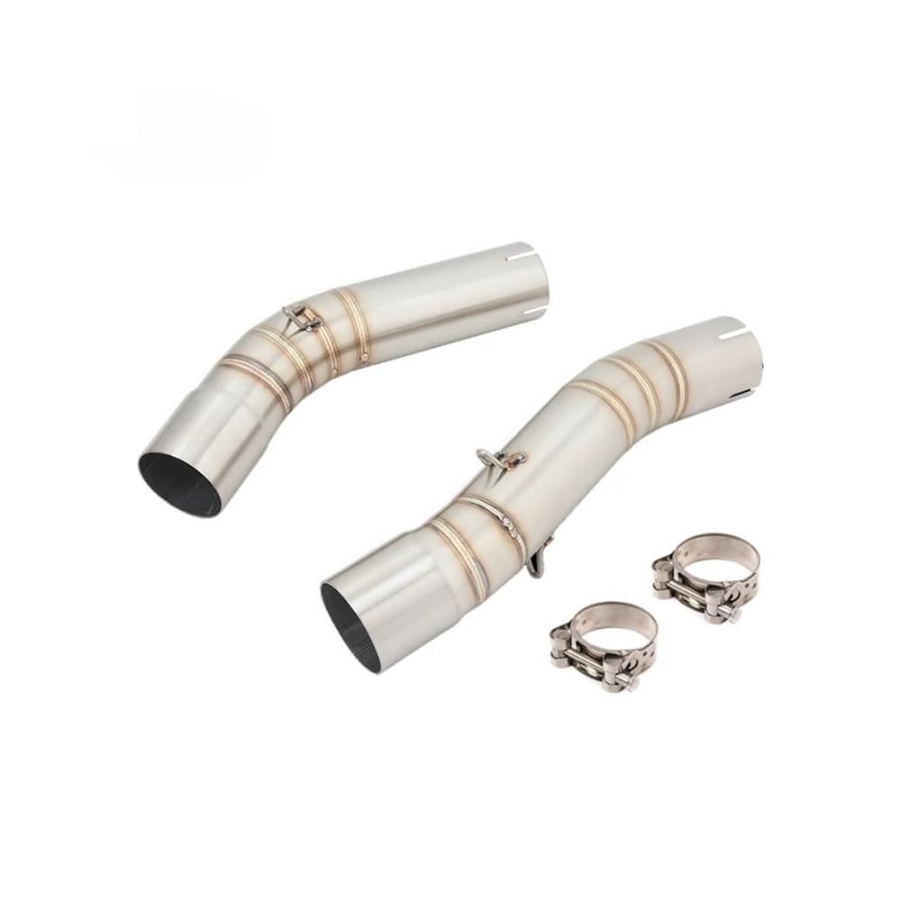Auspuff Rohr Motorrad Motorradauspuff Escape Modified Schalldämpfer 50,8 Mm Mid Link Pipe Slip On Für YZF R1 MT-10 R1M 2007 2008 Auspuffschalldämpfer Auspuff Rohr Motorrad Motorradauspuff Escape Modified Schalldämpfer 50,8 Mm Mid Link Pipe Slip On Für YZF R1 MT-10 R1M 2007 2008 Auspuffschalldämpfer von SHSUBF