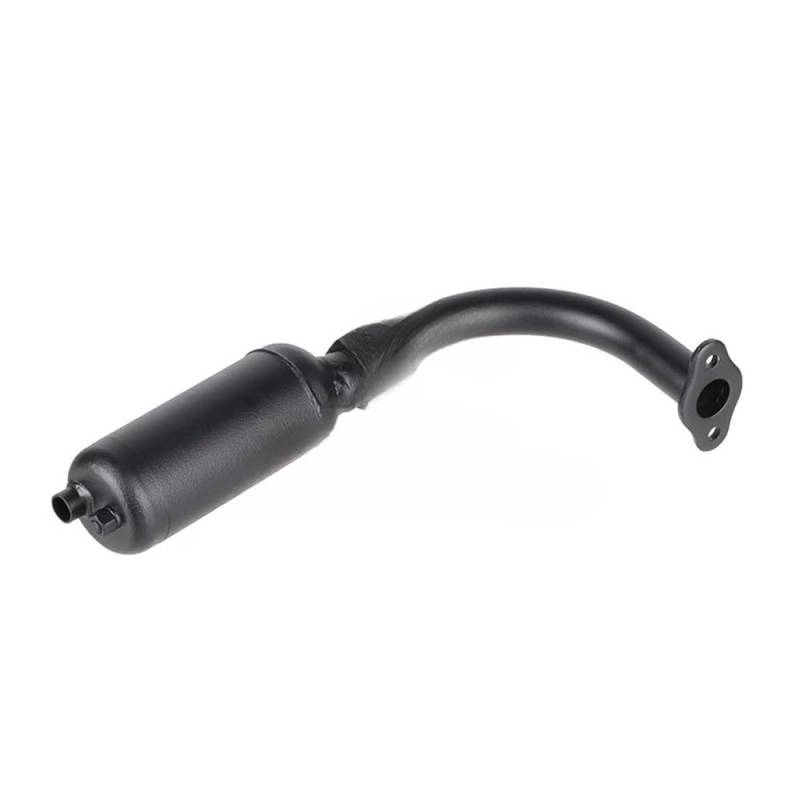 Auspuff Rohr Motorrad Schalldämpfer Auspuffrohr Für 49cc 60cc 66cc 80cc 100cc Motorrad Auspuffrohr Schalldämpfer Motorrad Auspuff Schalldämpfer Bung Schalldämpfer von SHSUBF