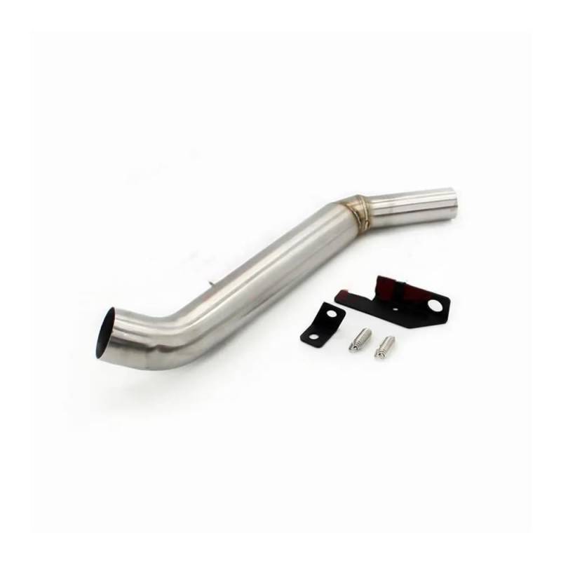 Auspuff Rohr Motorrad Slip-on-Auspuff, Modifiziertes Mittelrohr Für Motorrad-Auspuffschalldämpfer NS200, Schalldämpfer Für Motorrad von SHSUBF