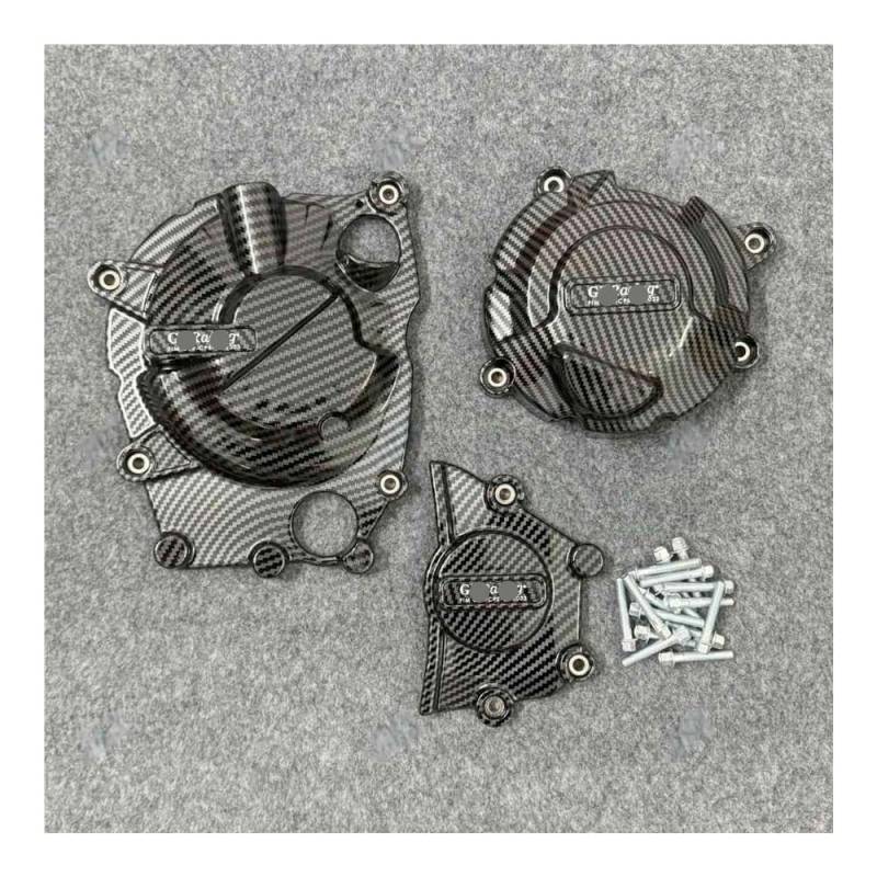Motorradmotoren Schutzabdeckung Motorabdeckung ZX25R ZX4R ZX4RR ZX400R ZX400RR Für Motorrad Lichtmaschine Kupplung Schutzabdeckung Zubehör von SHSUBF