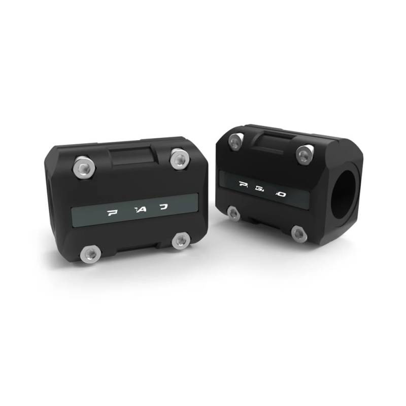 Schutzstoßstange Motorrad Motorrad 22mm/25mm/28mm Motor Crash Bar Schutz Stoßstange Für Caponord 1000 1200 Pegaso Tuareg Dekorative Schutz Block Motorstoßstangenblöcke von SHSUBF