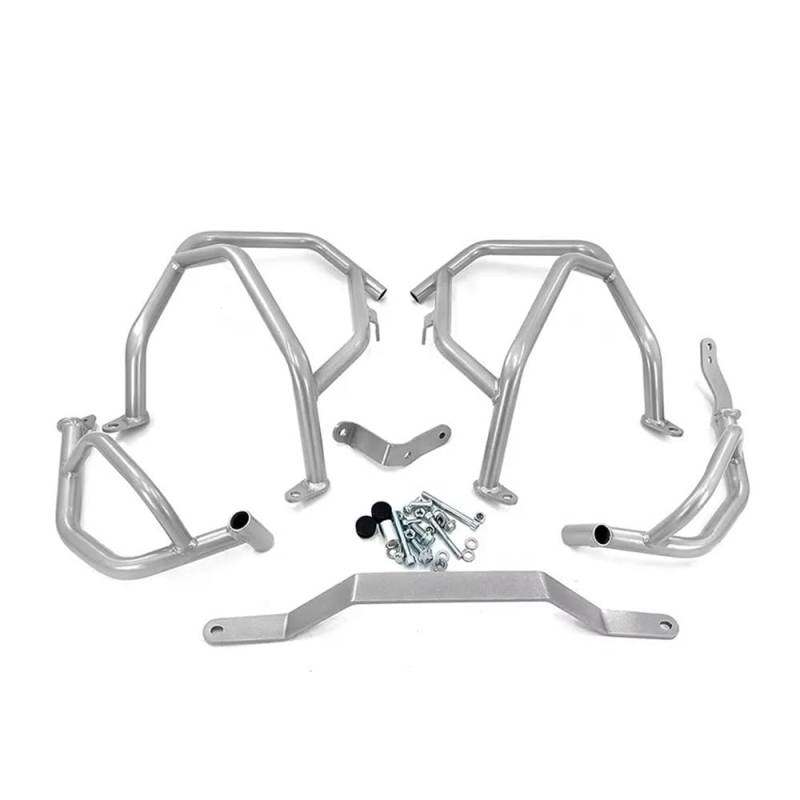Schutzstoßstange Motorrad Motorrad Teile Crash Bar Siamese Motor Stoßstange Wache Crash Bar Schutz Rahmen Schutz Für Loncin Für DS525X DS 525X2023 Motorstoßstangenblöcke von SHSUBF