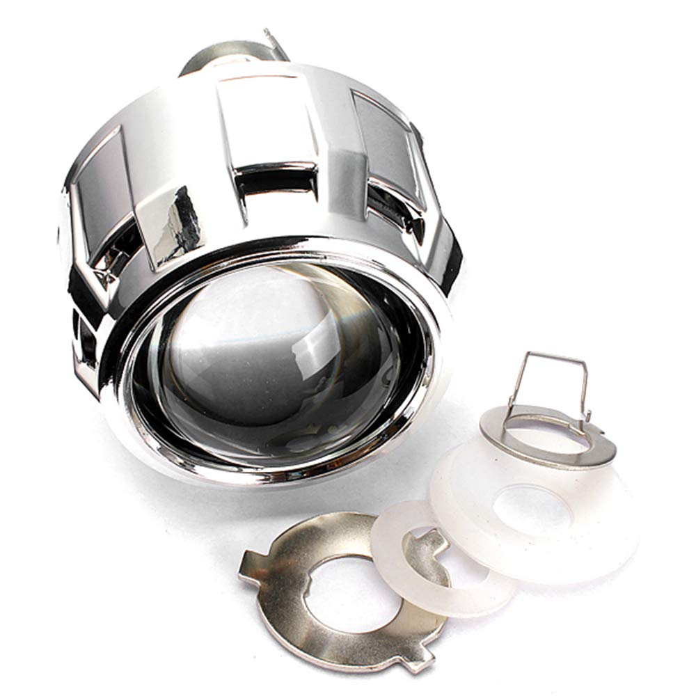 SHUAIGUO Mini 2,5 Zoll Bi-Xenon Projektor Linse Rechtslenker HID Lampen Scheinwerfer Nachrüstsatz Set für H1,H4 und H7 Glühbirne SHUAIGUO Mini 2,5 Zoll Bi-Xenon Projektor Linse Rechtslenker HID Lampen Scheinwerfer Nachrüstsatz Set für H1,H4 und H7 Glühbirne von SHUAIGUO