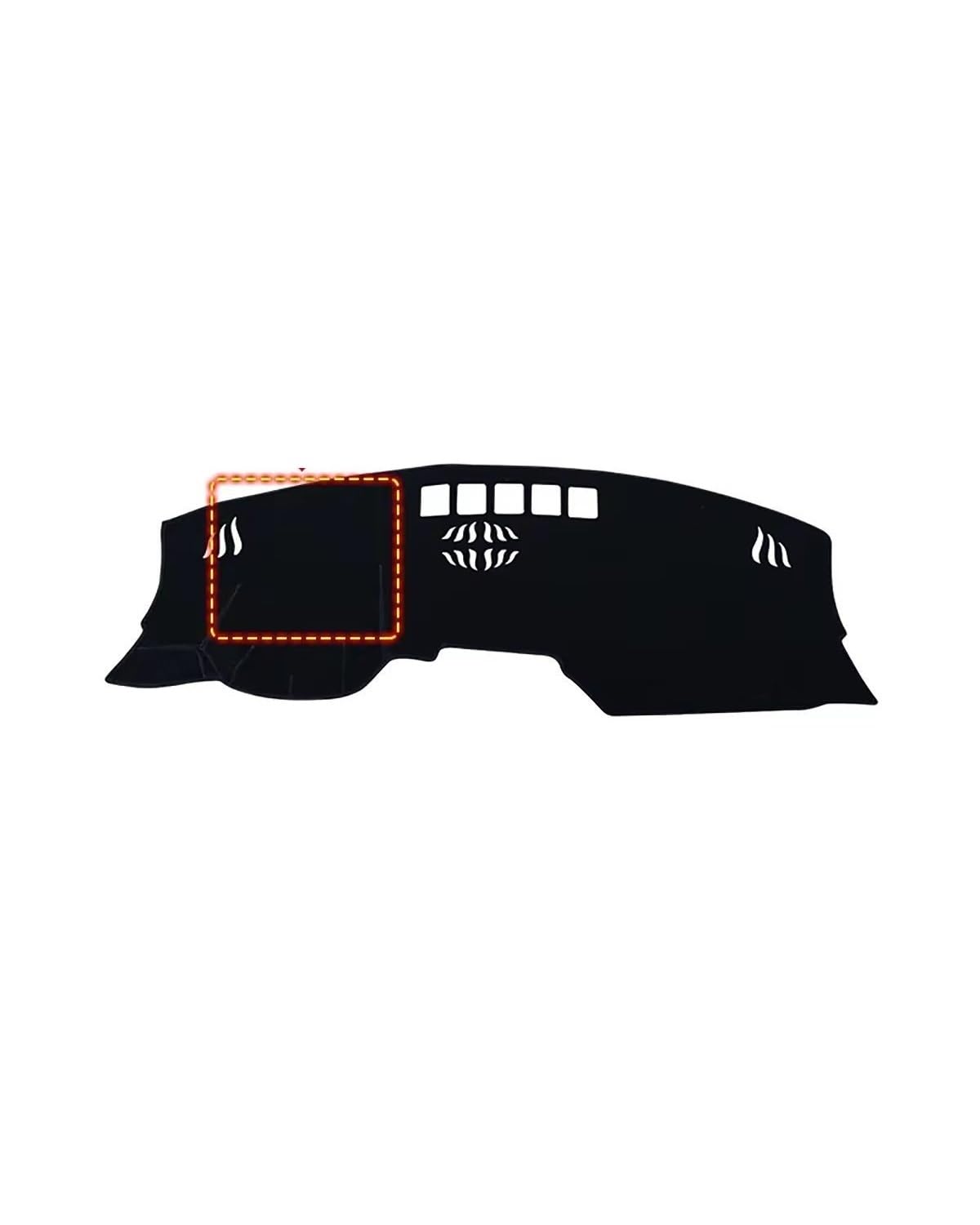 Auto Armaturenbrett Abdeckung Für 6 Atenza 2018 2019 2020 2021 2022 2023 Dashboard Abdeckung Vermeiden Pad Sonnenschutz Teppiche Matte Auto Zubehör Armaturenbrett Matte(No HUD Black) von SHUGWA