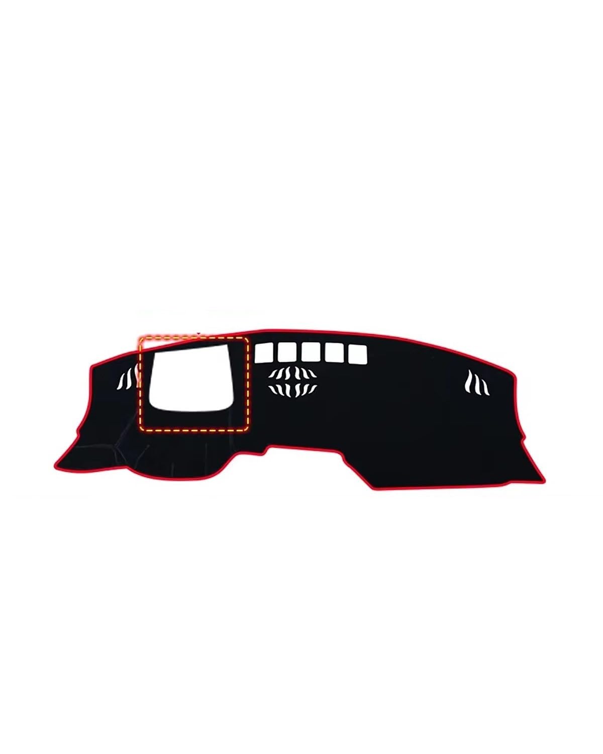 Auto Armaturenbrett Abdeckung Für 6 Atenza 2018 2019 2020 2021 2022 2023 Dashboard Abdeckung Vermeiden Pad Sonnenschutz Teppiche Matte Auto Zubehör Armaturenbrett Matte(with HUD Red) von SHUGWA