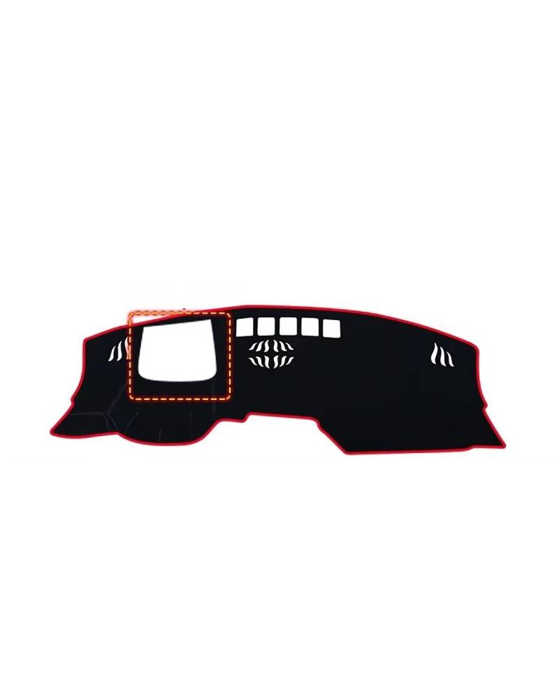 Auto Armaturenbrett Abdeckung Für 6 Atenza 2018 2019 2020 2021 2022 2023 Dashboard Abdeckung Vermeiden Pad Sonnenschutz Teppiche Matte Auto Zubehör Armaturenbrett Matte(with HUD Red) von SHUGWA