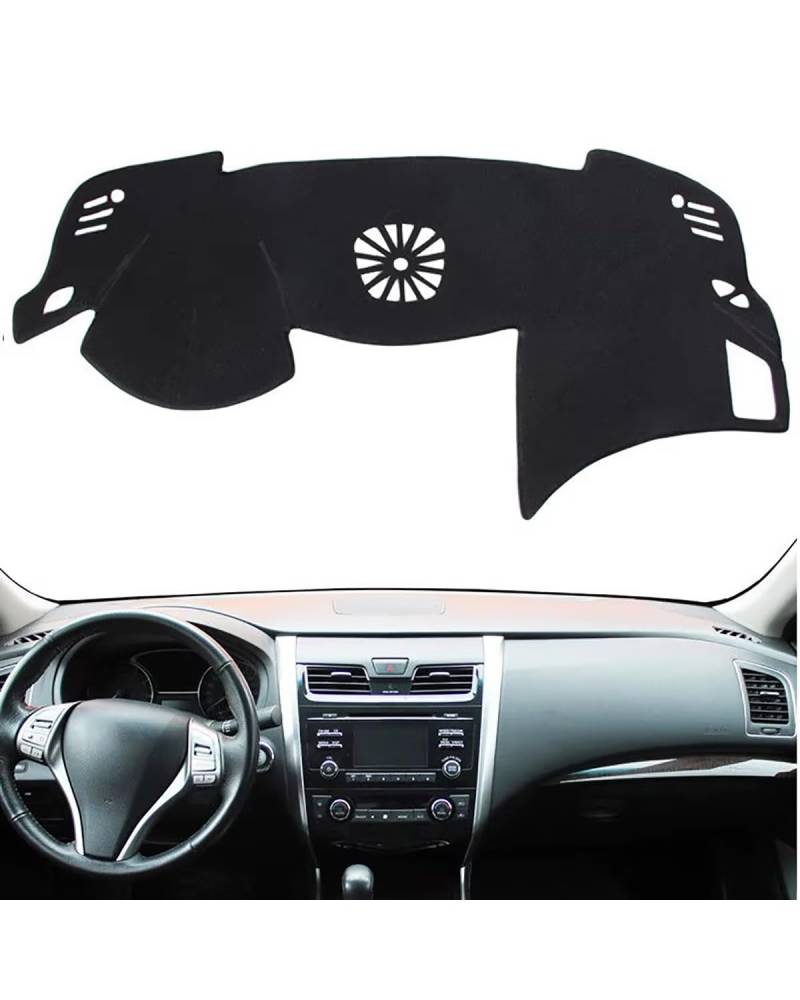 Auto Armaturenbrett Abdeckung Für Altima Für Teana L33 2013 2014 2015 2016 2017 2018 Zubehör Auto Dashboard Abdeckung Matte Instrument Sonnenschirm Teppich Kissen Armaturenbrett Matte(Left Hand Drive) von SHUGWA