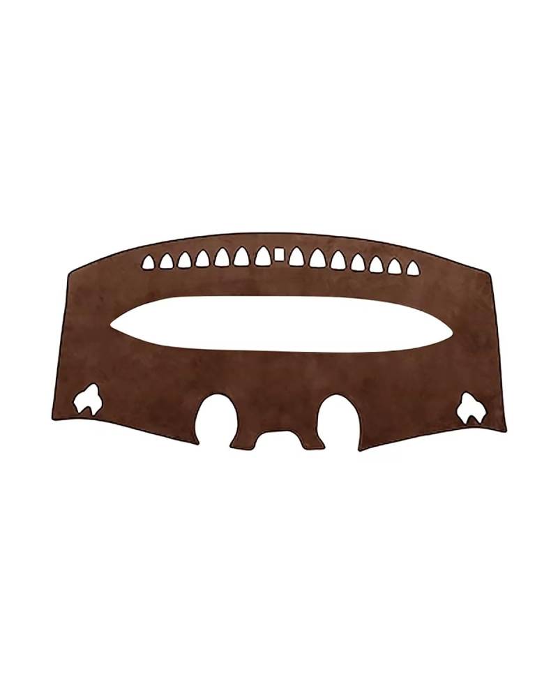 Auto Armaturenbrett Abdeckung Für BYD Für Dolphin 2021 2022 2023 2024 Auto Dashboard Abdeckung Vermeiden Pad Sonnenschutz Fall Teppiche Nicht-Slip Matte Zubehör Armaturenbrett Matte(B Brown LHD) von SHUGWA