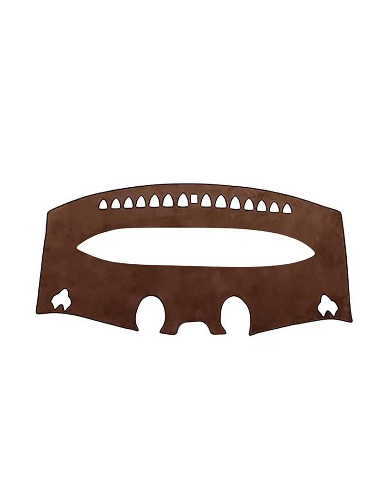 Auto Armaturenbrett Abdeckung Für BYD Für Dolphin 2021 2022 2023 2024 Auto Dashboard Abdeckung Vermeiden Pad Sonnenschutz Fall Teppiche Nicht-Slip Matte Zubehör Armaturenbrett Matte(B Brown LHD) von SHUGWA